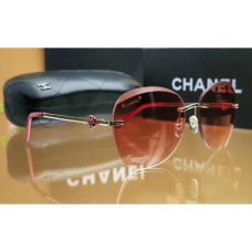 Жіночі безоправные сонцезахисні окуляри (1815) рожеві