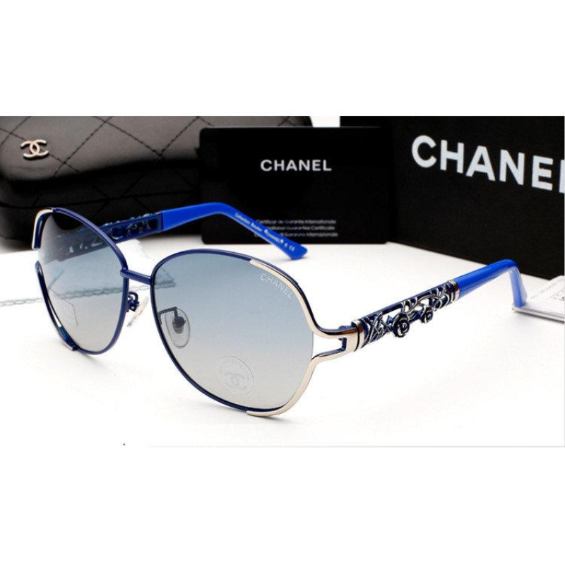 Жіночі сонцезахисні окуляри (6108) blue