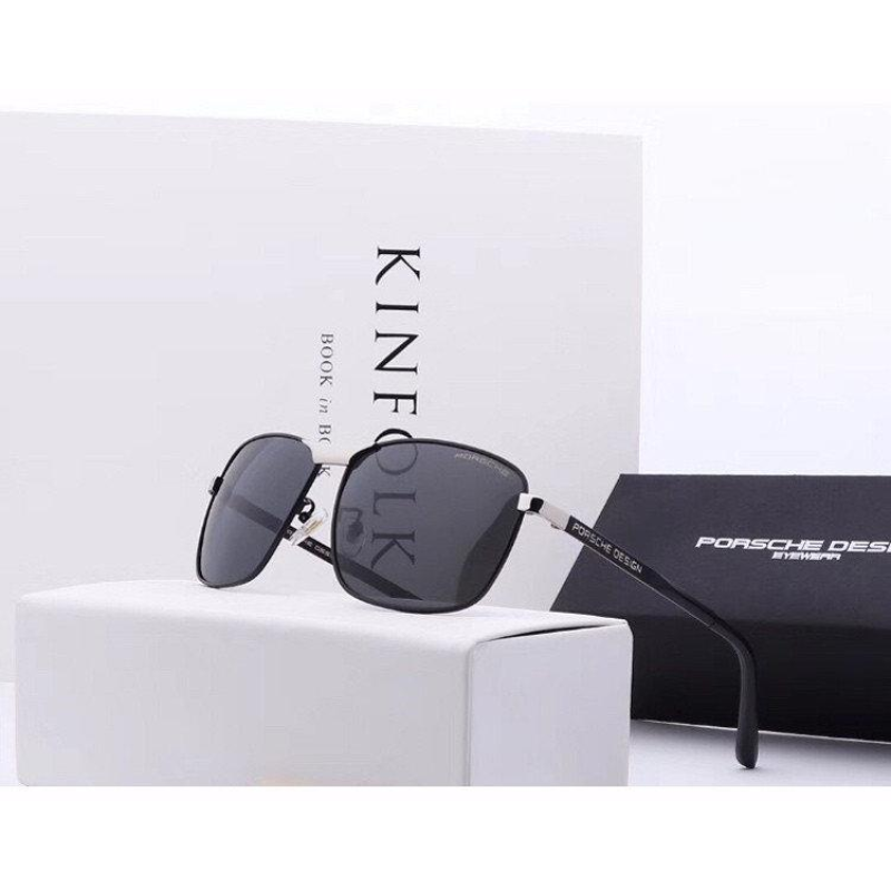 Чоловічі сонцезахисні окуляри в стилі Porsche Design c поляризацією (p-8853)