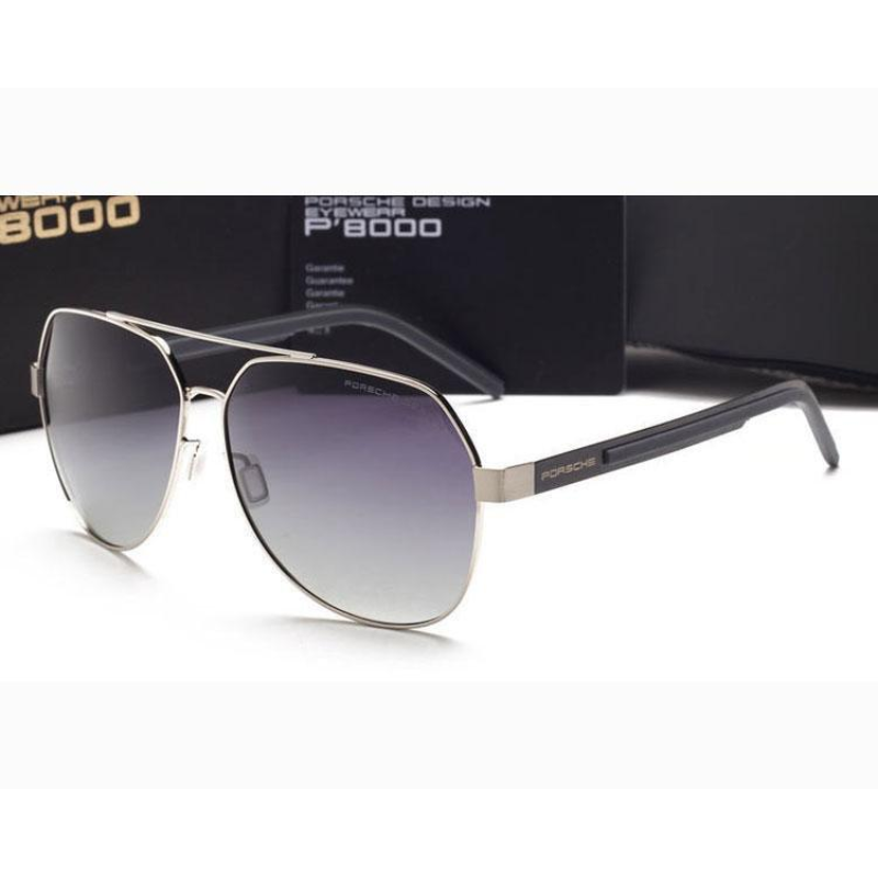 Сонцезахисні окуляри в стилі Porsche Design (5210 ) silver