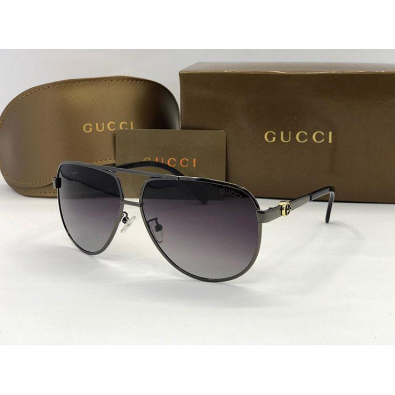 Чоловічі сонцезахисні окуляри в стилі Gucci (0195)