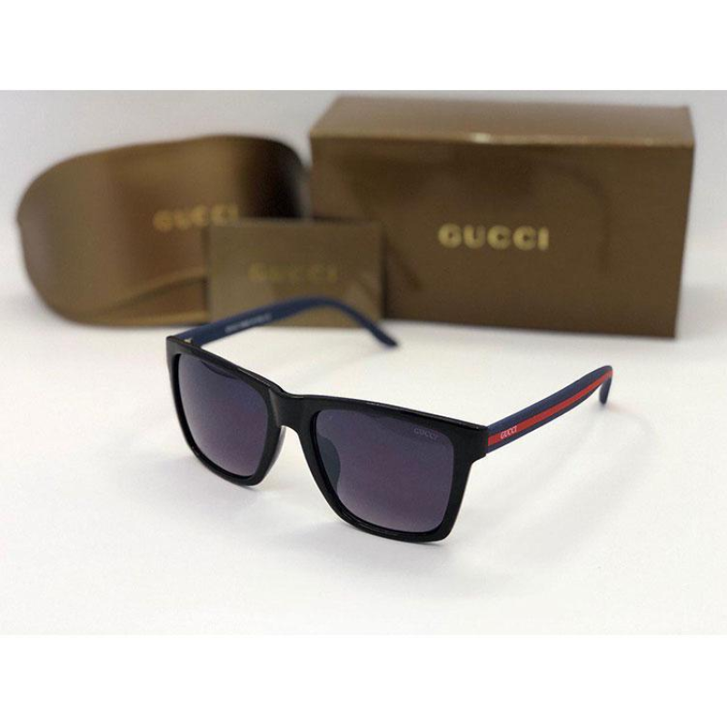 Чоловічі сонцезахисні окуляри в стилі Gucci (449) blue