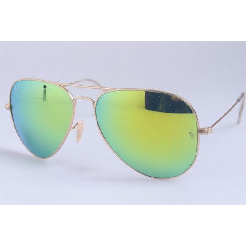 Чоловічі сонцезахисні окуляри в стилі RAY BAN aviator Large metal 112/68 LUX