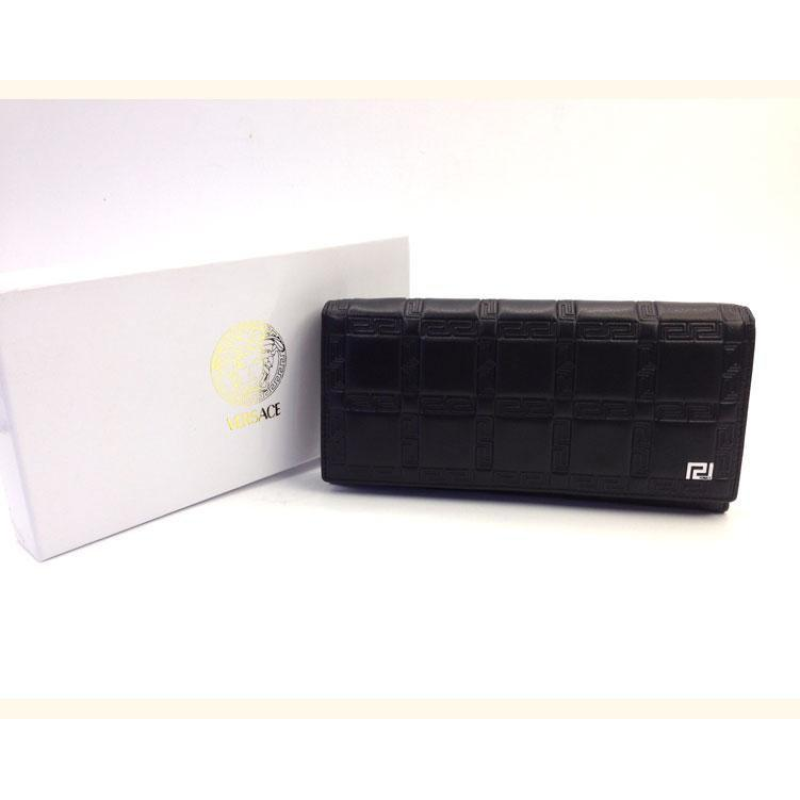 Жіночий гаманець Versace (V-3801) black Жіночий гаманець Versace (V-3801) black