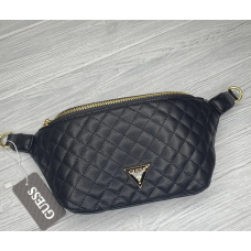 Жіноча поясна сумка “бананка“ Guess (21926) чорна