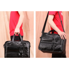 Чоловіча шкіряна горизонтальна сумка Leather Collection (9946)