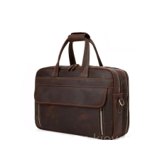 Сумка чоловіча стильна Wild Leather (351) коричнева шкіряна
