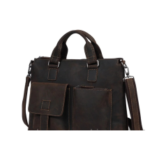 Чоловіча шкіряна сумка під вінтаж Wild Leather (260) коричнева