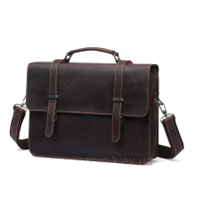 Чоловічий діловий шкіряний портфель Wild Leather (1167)