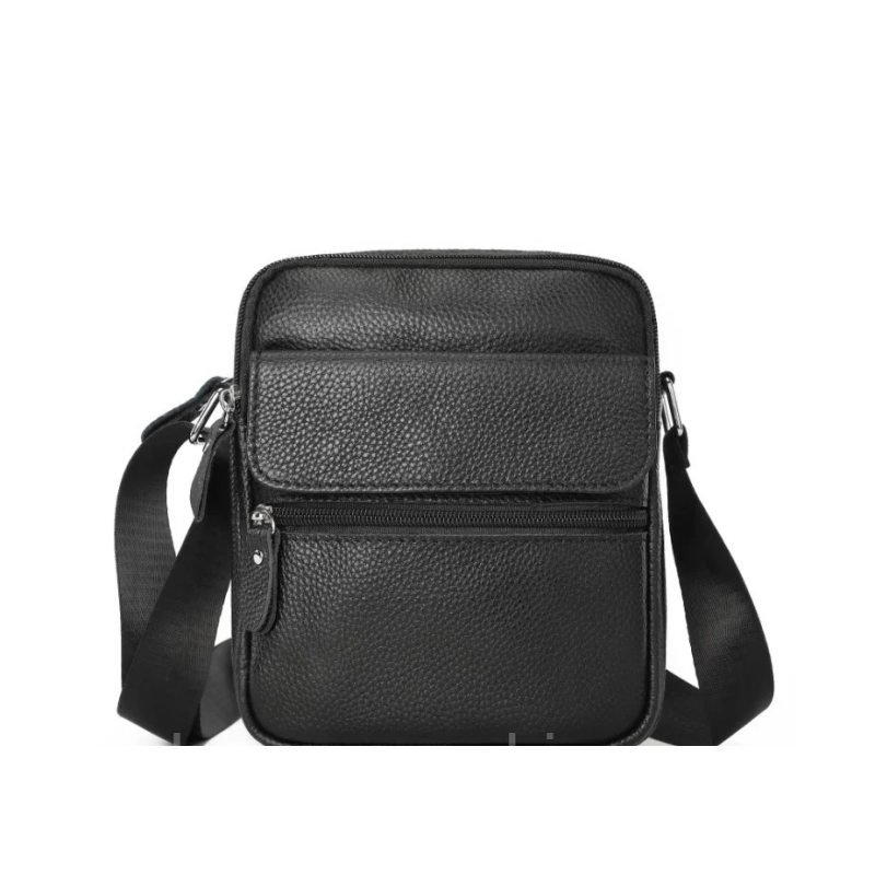 Невелика шкіряна сумка через плече Leather Collection (8872)