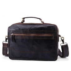 Чоловіча шкіряна сумка під вінтаж Wild Leather (261) коричнева