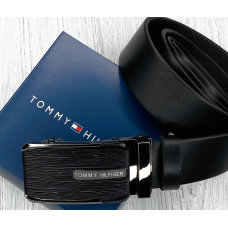 Чоловічий шкіряний ремінь з пряжкою автомат (063)