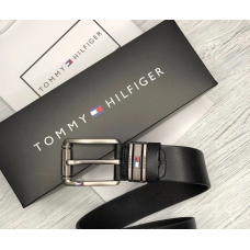 Брендовий чоловічий шкіряний ремінь (017) чорний