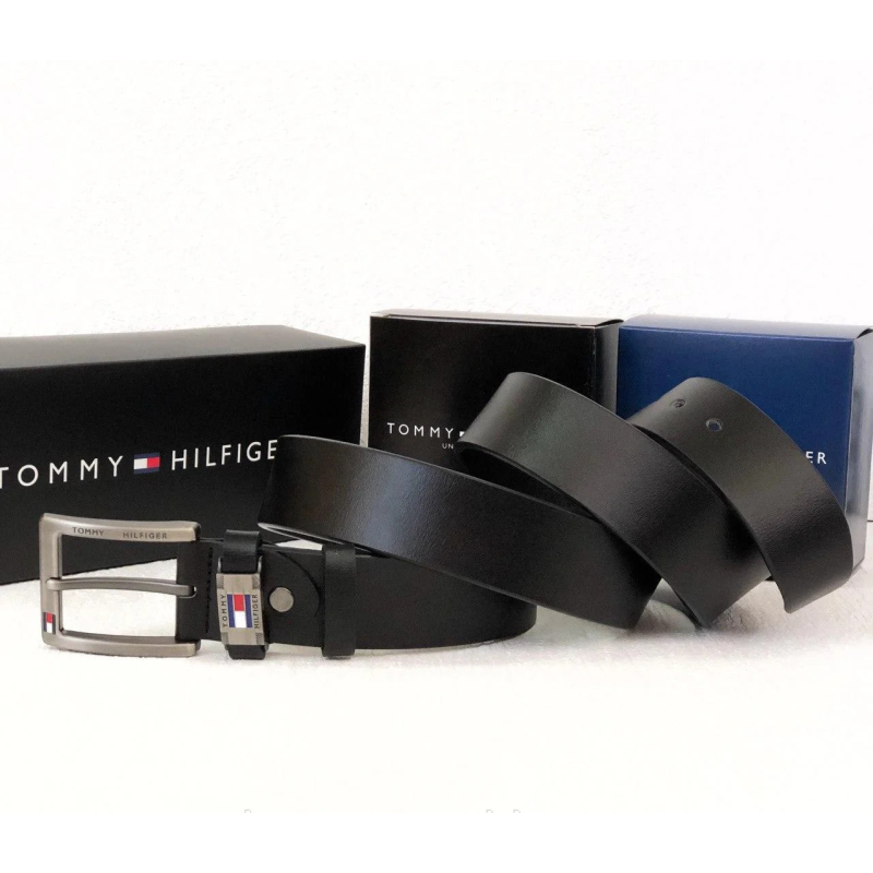 Чоловічий шкіряний брендовий ремінь (016)