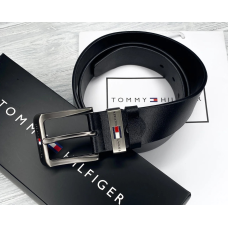 Брендовий чоловічий шкіряний ремінь (012) чорний