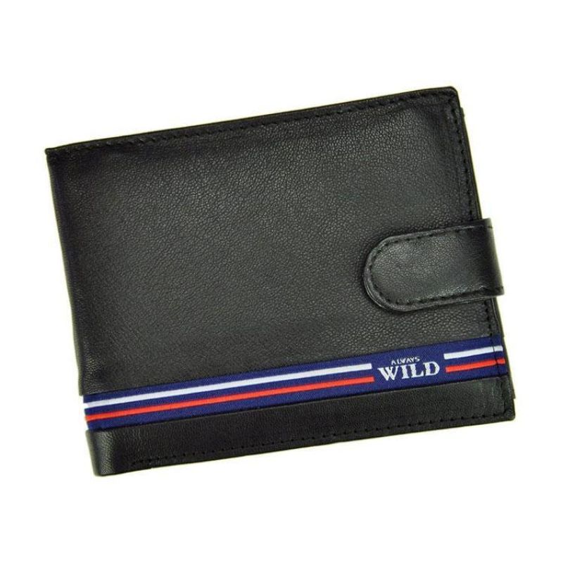Портмоне чоловіче Always Wild (N992L-GV) шкіряне чорне Портмоне чоловіче Always Wild (N992L-GV) шкіряне чорне