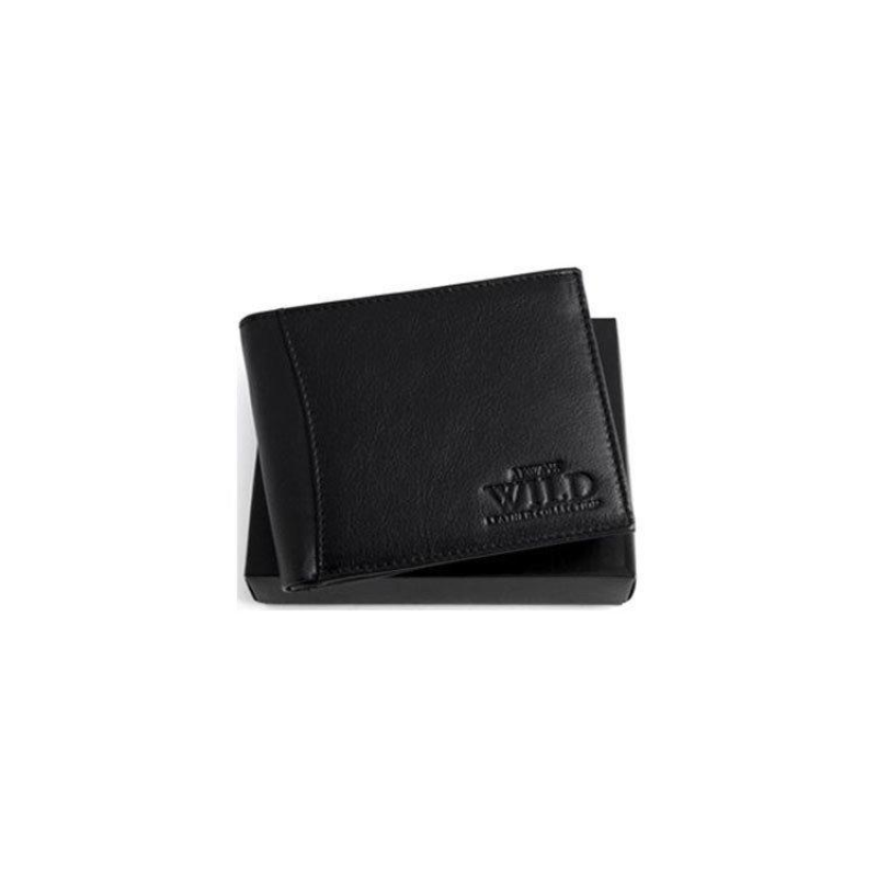 Портмоне чоловіче Always Wild (N992) шкіряне чорне Портмоне чоловіче Always Wild (N992) шкіряне чорне