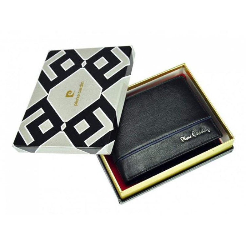 Портмоне чоловіче Pierre Cardin (805 RFID) шкіряне чорне оригінал Портмоне чоловіче Pierre Cardin (805 RFID) шкіряне чорне оригінал