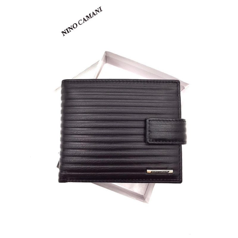 Портмоне чоловіче Nino Camani (1605) шкіряне чорне