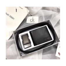 Чоловічий подарунковий набір портмоне і ремінь (440)