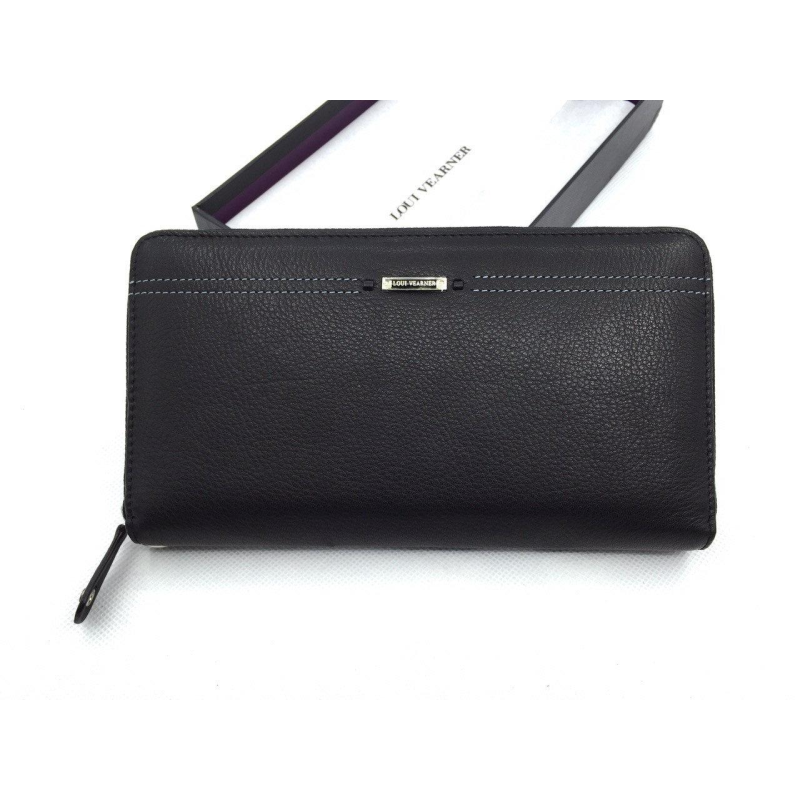 Гаманець чоловічий Loui Vearner (4206) шкіряний чорний