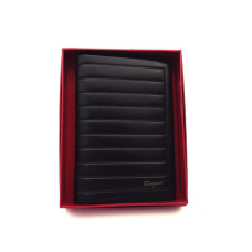 Обкладинка для паспорта в стилі Salvatore Ferragamo (F-7101) black leather