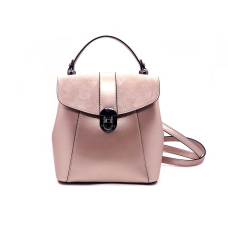 Жіноча шкіряна сумка-рюкзак Laura Biaggi (141330) рожева
