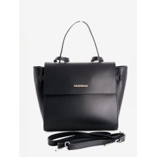 Жіноча шкіряна сумка-рюкзак Laura Biaggi (03-52) чорна шкіряна