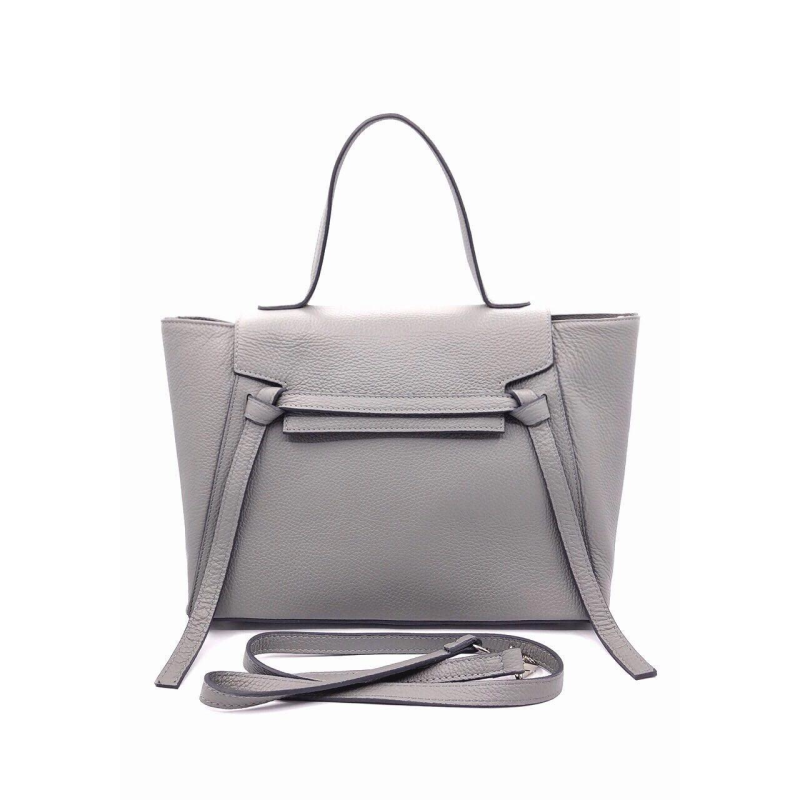 Сумка жіноча Laura Biaggi (8001) шкіряна сіра