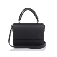 Сумка жіноча Laura Biaggi (512) чорна шкіряна