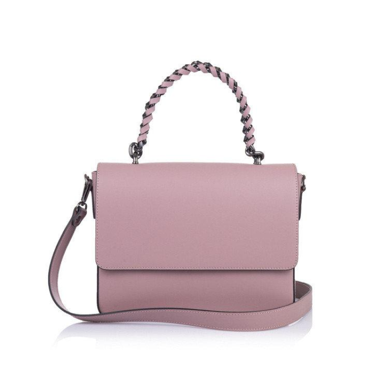 Сумка жіноча Laura Biaggi (512) шкіряна пудрова