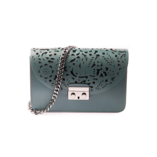 Сумка кроссбоди Vera Pelle (104-01) шкіряна зелена