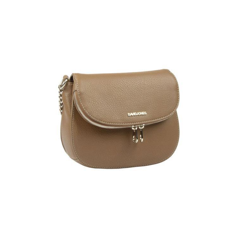 Сумка жіноча David Jones (5602-1) екокожа кольору camel