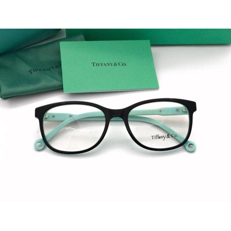 Жіноча пластикова оправа в стилі Tiffany 5145 блакитна