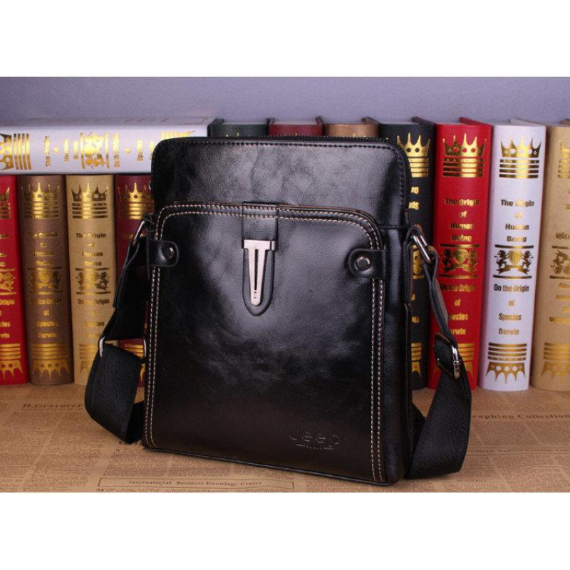 Сумка чоловіча Jeep (3299) чорна Сумка чоловіча Jeep (3299) чорна