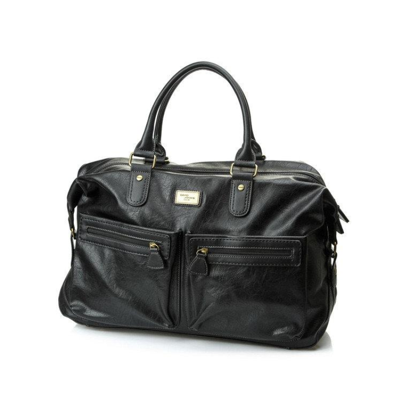 Чоловіча стильна сумка дорожня David Jones (355) чорна