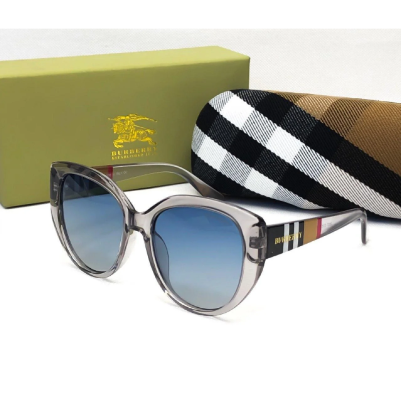 Жіночі сонцезахисні окуляри з поляризацією Burberry (2720) сірі