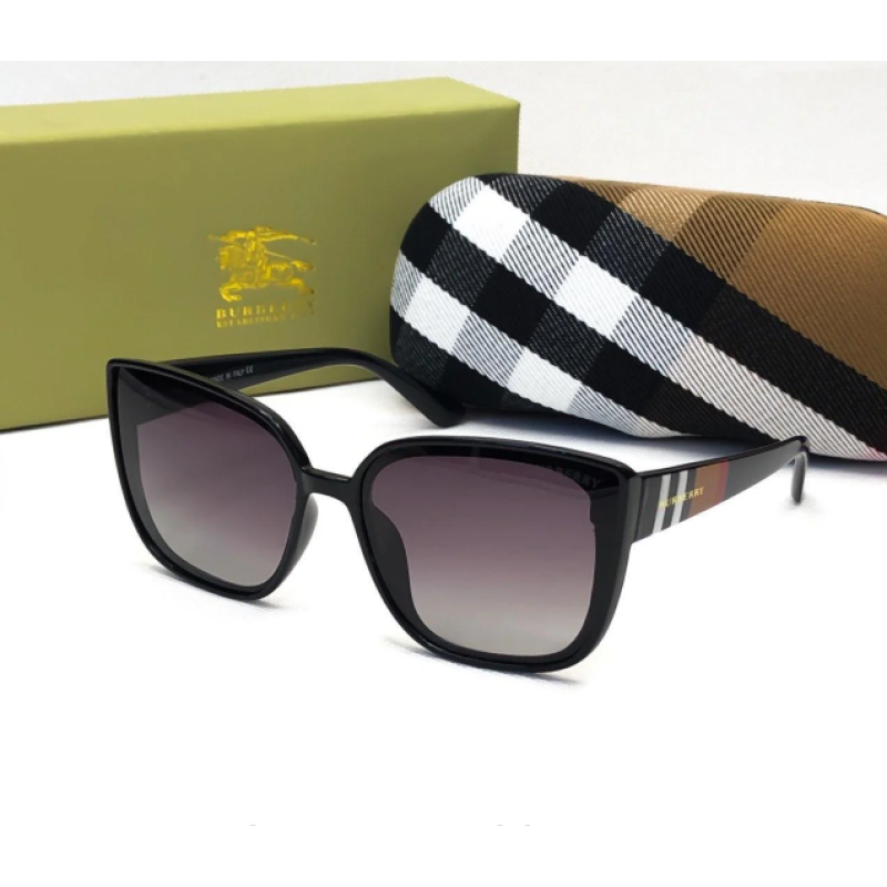 Брендові жіночі сонцезахисні окуляри Burberry (3089) black