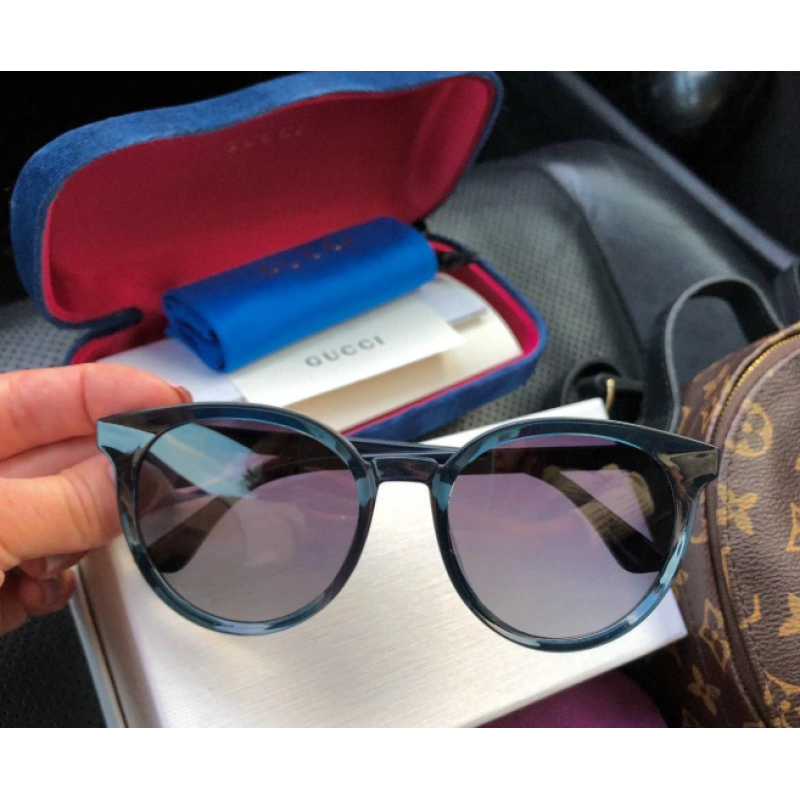 Жіночі сонцезахисні окуляри з поляризацією (3899) blue