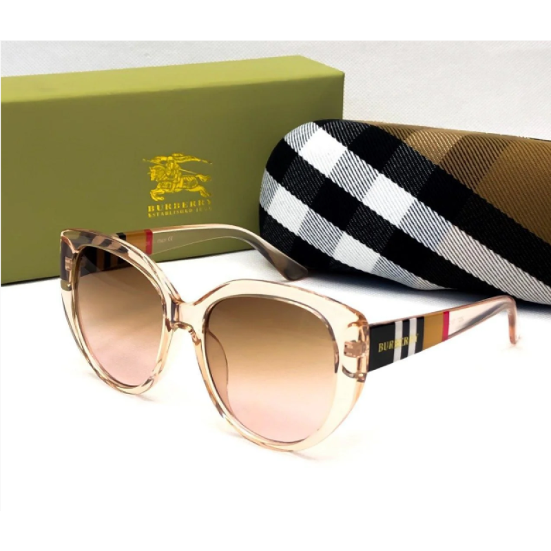 Жіночі сонцезахисні окуляри з поляризацією Burberry (2720) рожеві