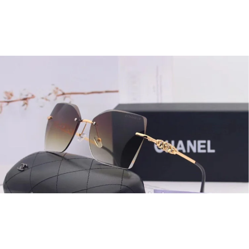 Жіночі стильні сонцезахисні окуляри (17251) brown Жіночі стильні сонцезахисні окуляри (17251) brown