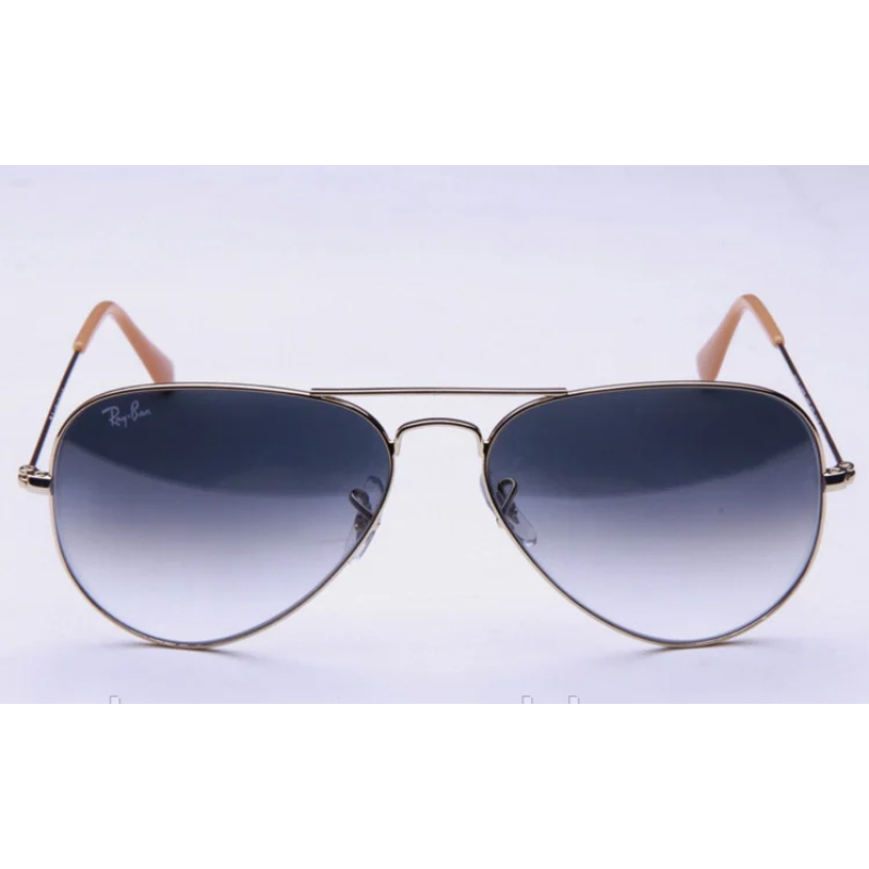 Жіночі сонцезахисні окуляри в стилі RB 3025 aviator large metal 01/32 (Lux)