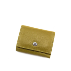 Недорогий жіночий шкіряний гаманець (4401) оливковий