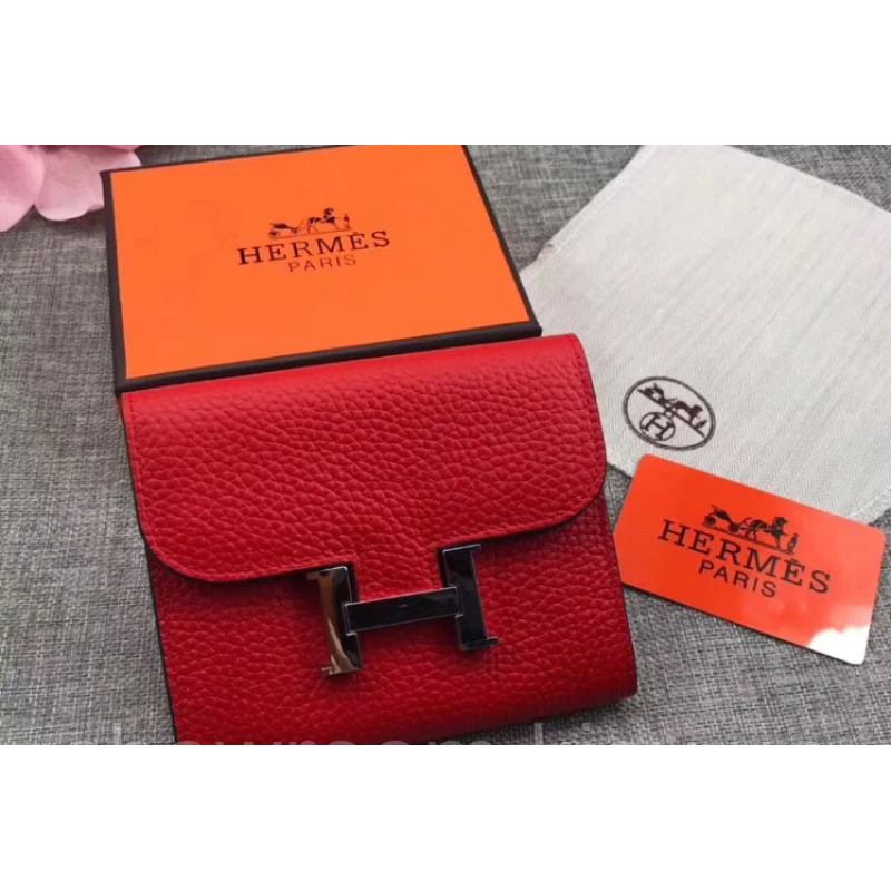 Жіночий модний шкіряний гаманець (H-8088) червоний Жіночий модний шкіряний гаманець (H-8088) червоний