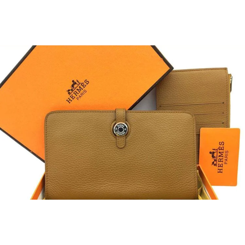 Жіночий брендовий шкіряний гаманець (H-533)