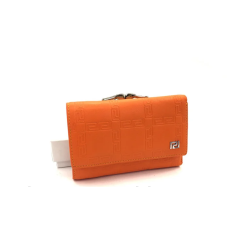 Жіночий компактний гаманець в стилі Versace (V-3804) orange