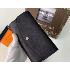 Жіночий брендовий шкіряний гаманець (60145) black