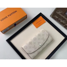 Жіночий брендовий шкіряний гаманець (60145) white