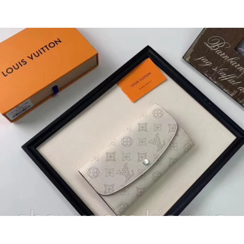 Жіночий брендовий шкіряний гаманець (60145) white