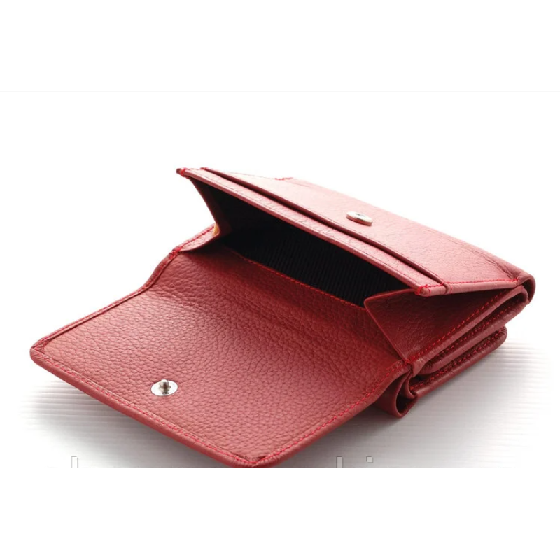 Жіночий шкіряний гаманець (4031) червоний